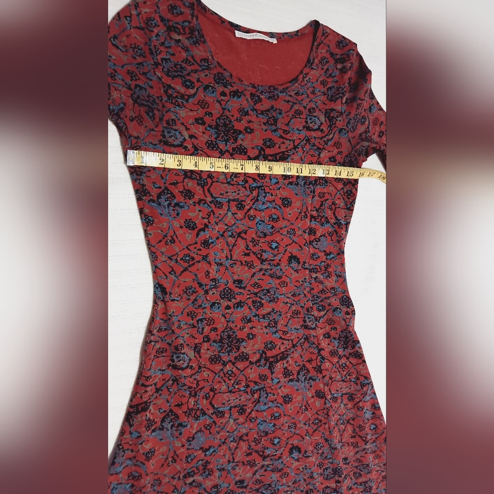 Peruvian Connection Souk Maxi Long Sleeve  Dress Vining Floral Print Size XS - Picture 8 of 12